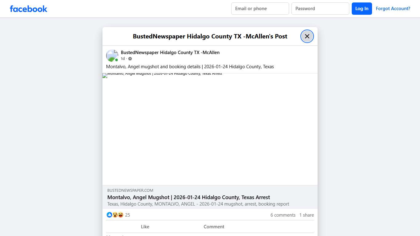 Montalvo,... - BustedNewspaper Hidalgo County TX -McAllen Facebook